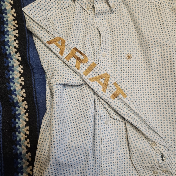 Men's Ariat Western Button Down Shirt - Picture 12 of 12